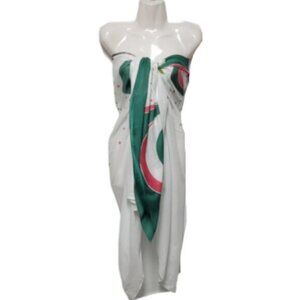 Womens Sarong Pareo Cotton Wrap HandPainted Batik Wrapskirt Beachwear -NEW